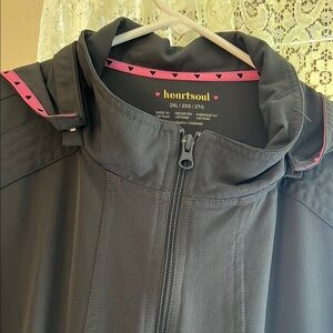 Heartsoul Gray Jacket with Pink Accents